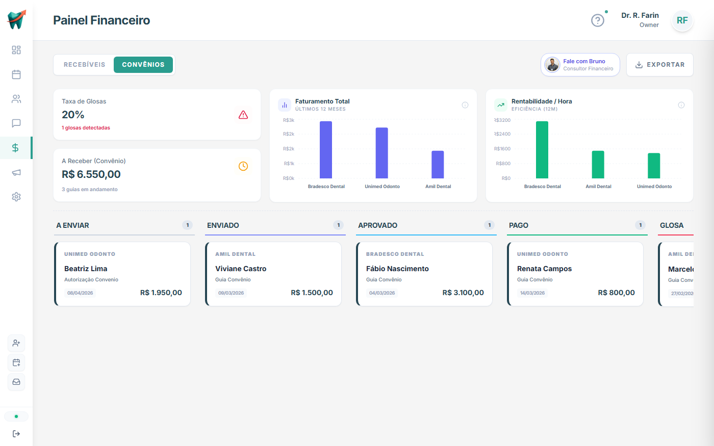 Gestão completa de convênios