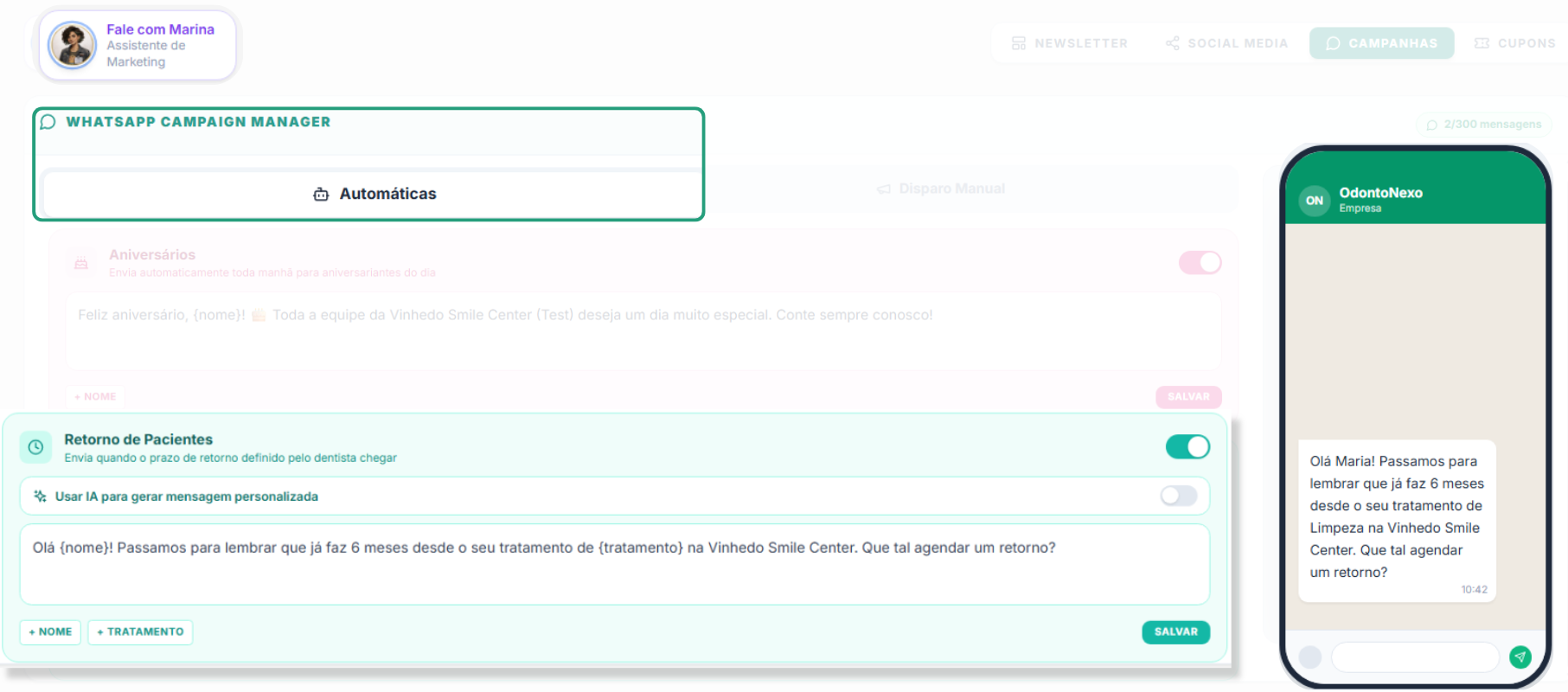 Há pacientes sem retorno há meses. Você nem sabe quem são.